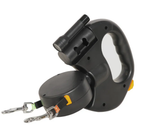 Hands-Free Double Dog Leash