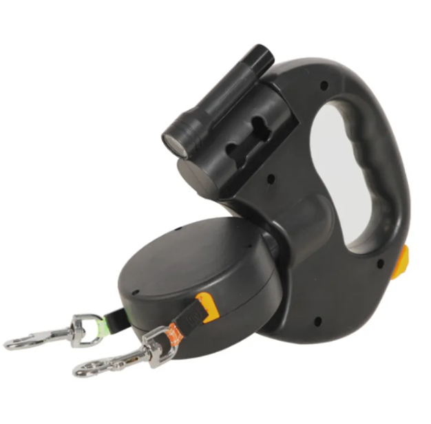 Hands-Free Double Dog Leash